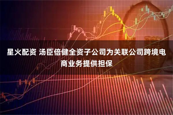 星火配资 汤臣倍健全资子公司为关联公司跨境电商业务提供担保